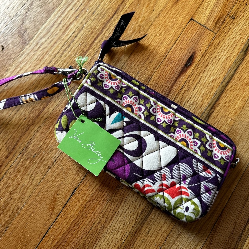 Plum crazy wristlet
